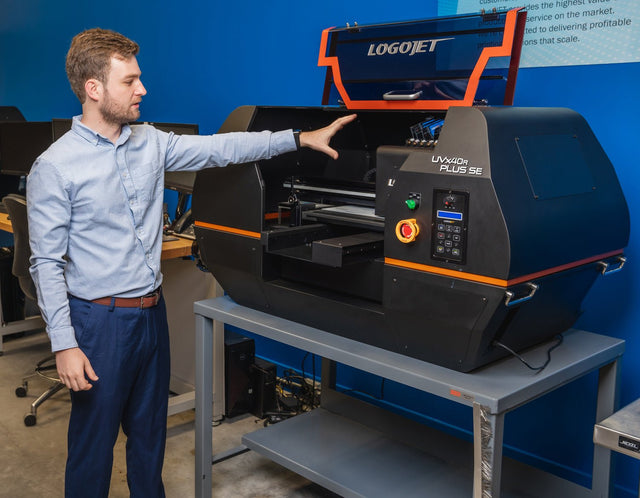 LogoJET UVx40R PLUS - SE Tabletop UV Direct to Substrate Printer | LogoJET Inc.