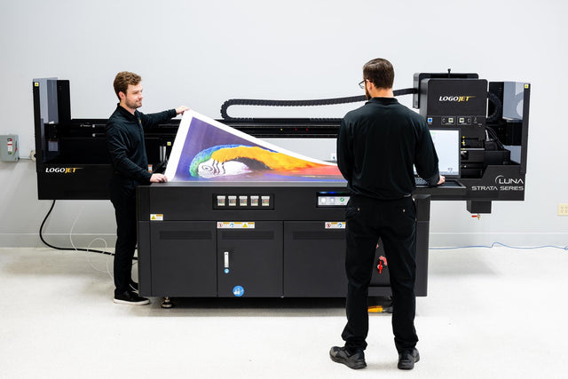 LogoJET Strata Series Large Format UV Flatbed 3.2' x 5.9' - LUNA (includes 2 Ink Sets) | LogoJET Inc.